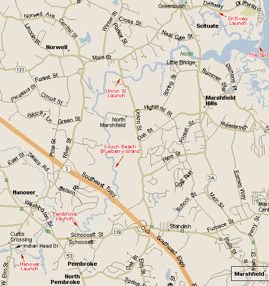 North River launch points