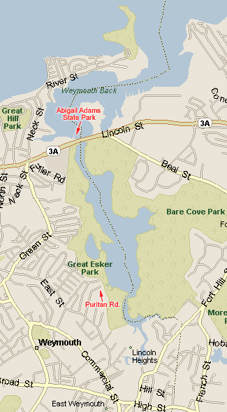 Map to Back River