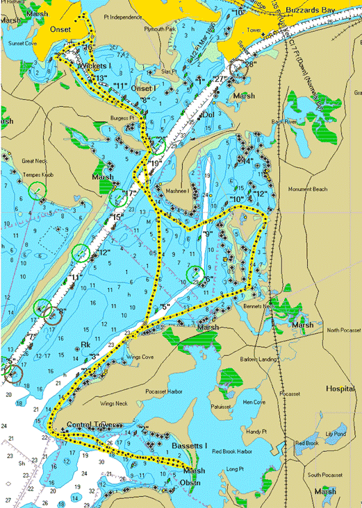 GPS data map