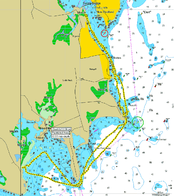 GPS data map